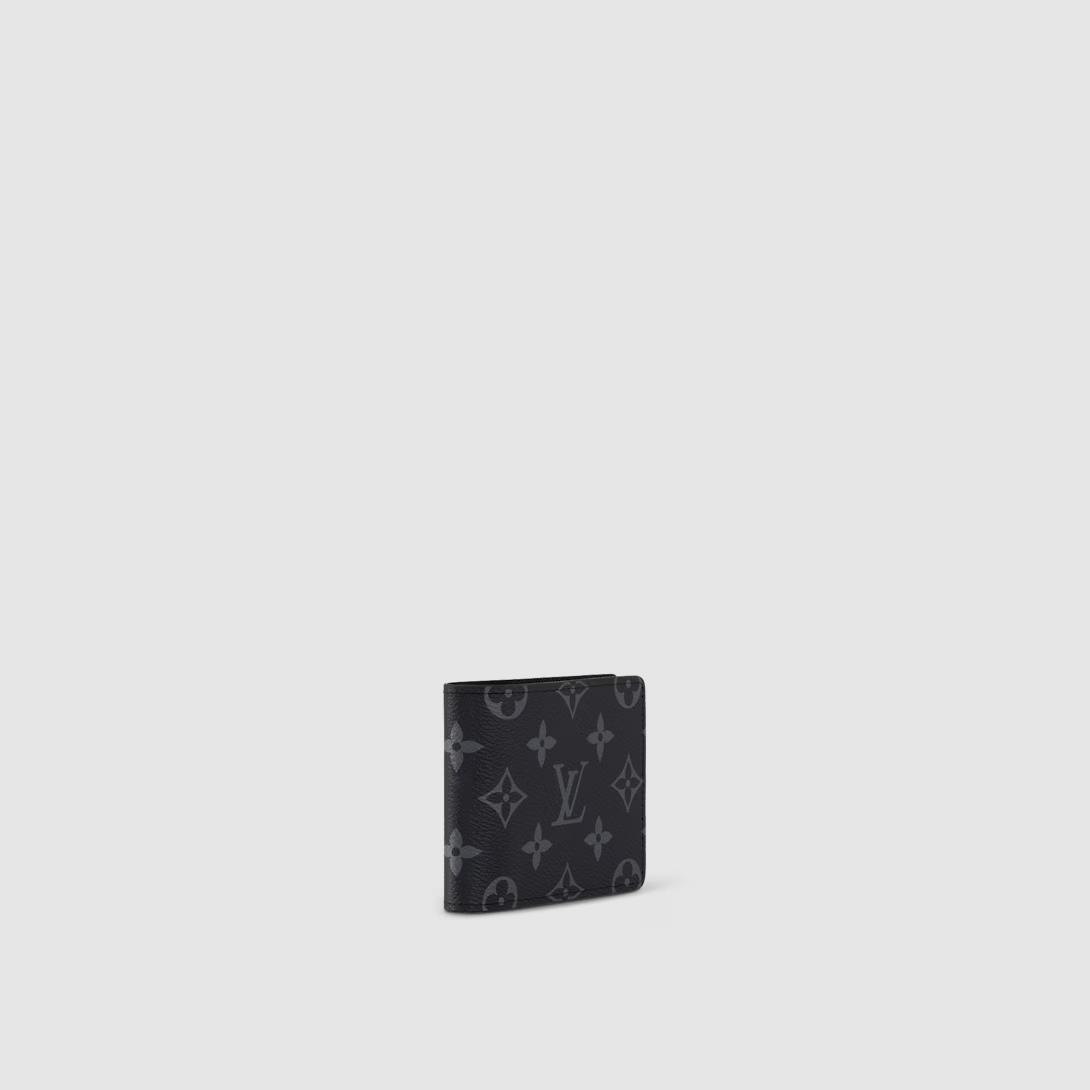 Ví Louis Vuitton Slender Monogram Eclipse Nam Đen